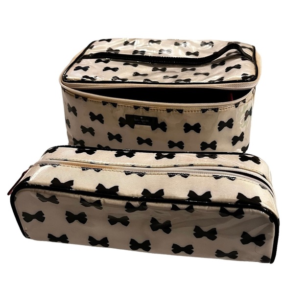 KATE SPADE VINYL COSMETIC TRAVEL CASE - Picture 3 of 14